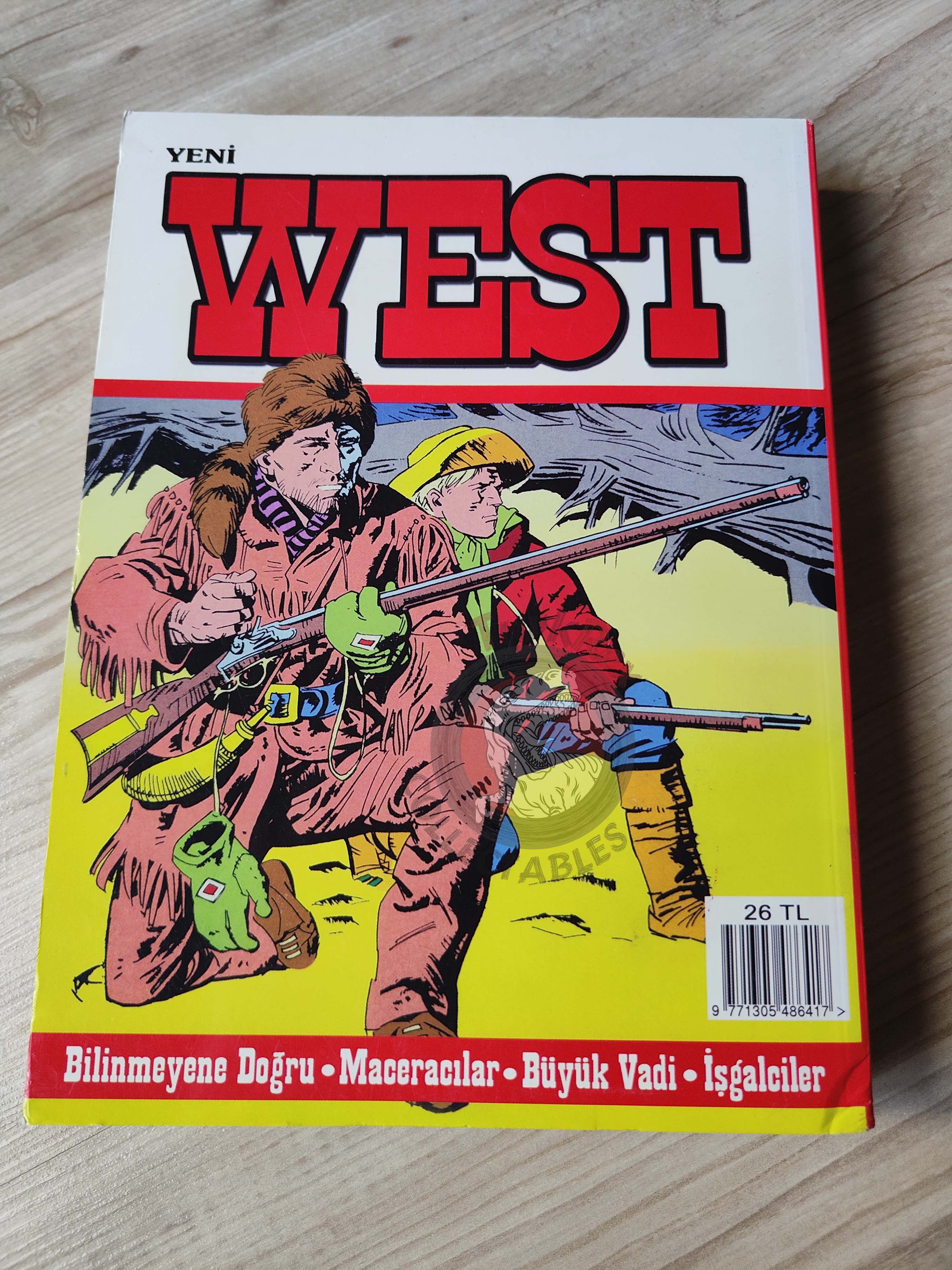 Storia del West Vol #1 Verso l’ignoto Turkish Comic Turkey #1 #2 #3 #4