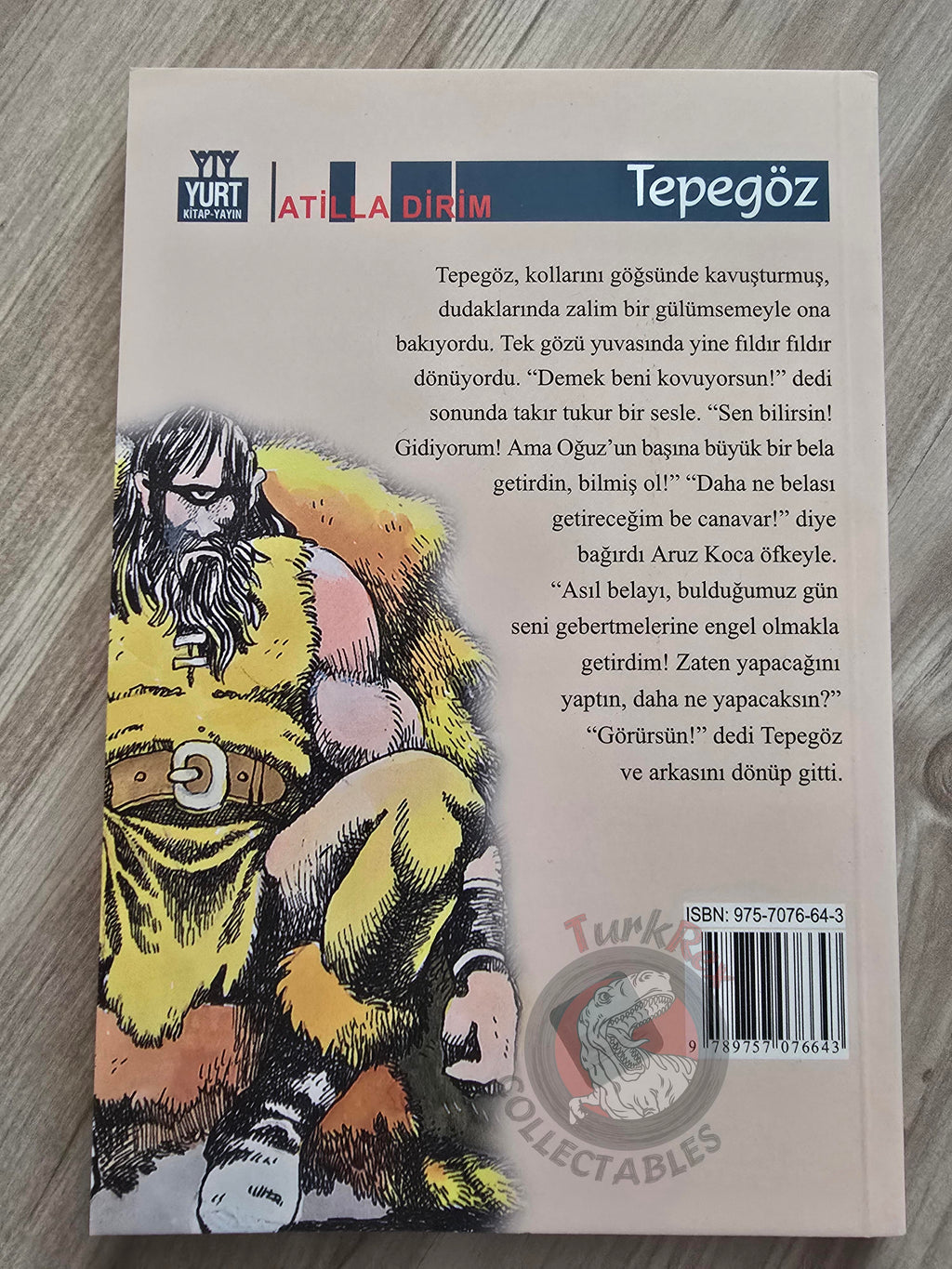 Book of Dede Korkut: Tepegöz 2003 Turkish Book Turkey Illustrated by Turkish Artist