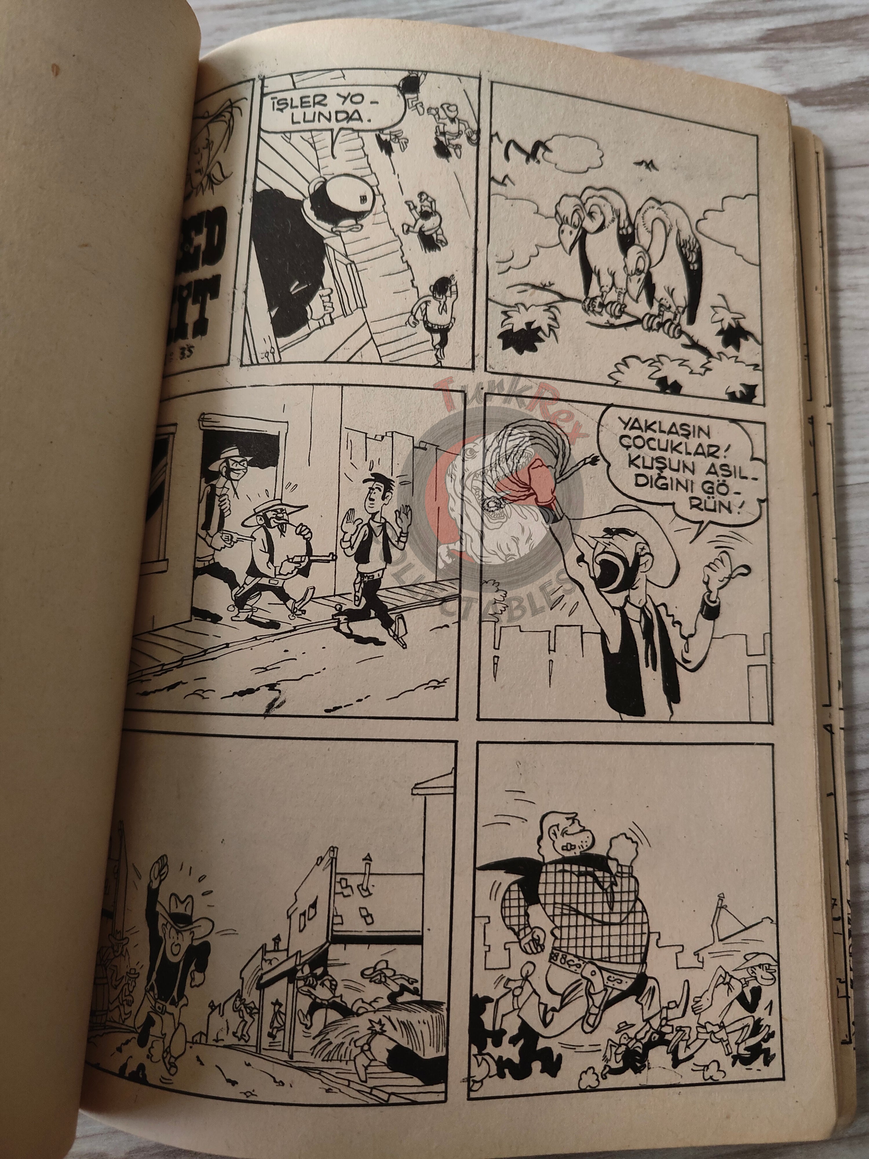 Lucky Luke #12 Rodeo 1969 Turkish Comic Turkey Vieux Nick Gaston Boule et Bil