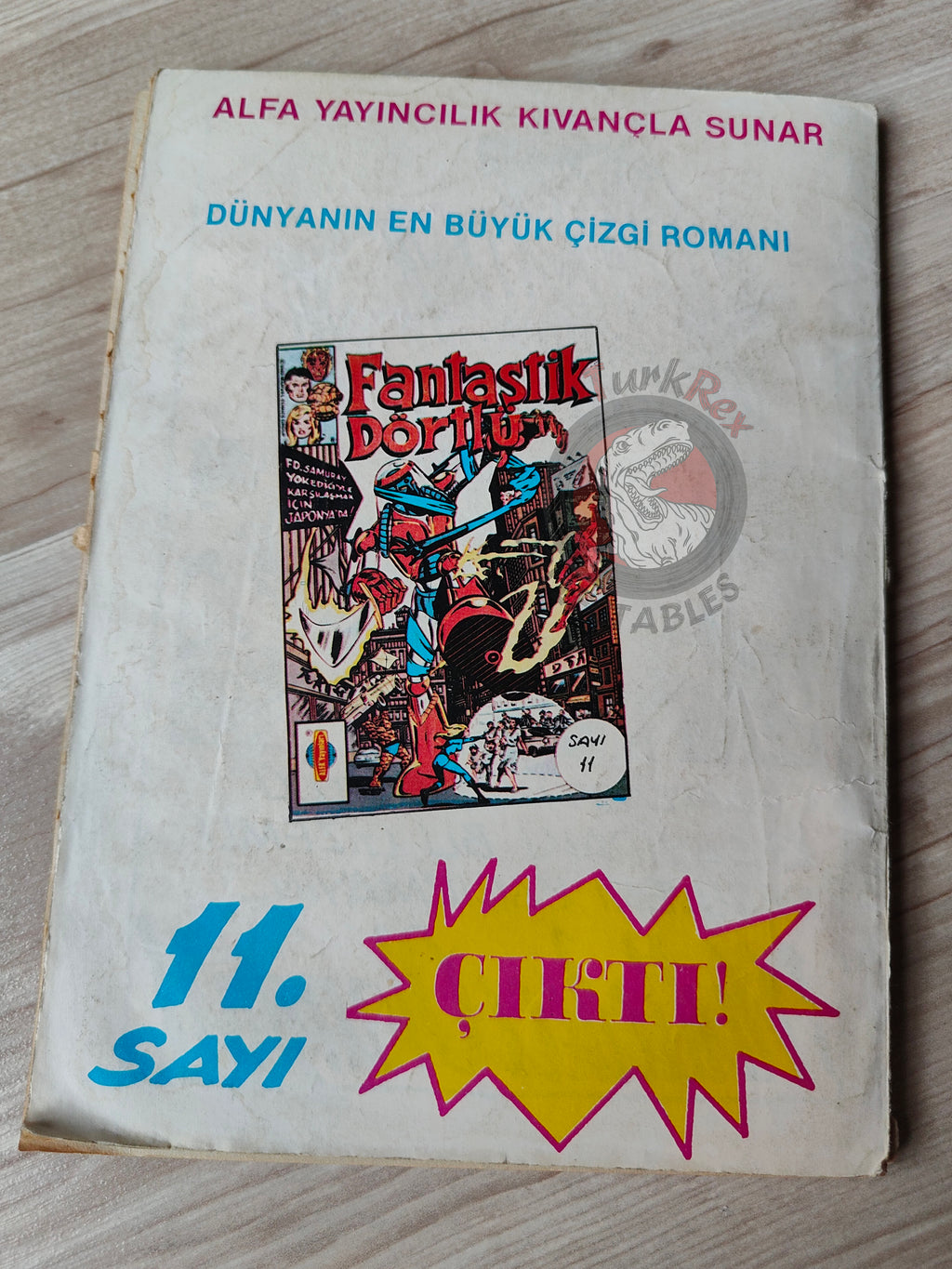 Captain America – Issue #11 1988 Turkish Comic Turkey #195 #196 #197 #198