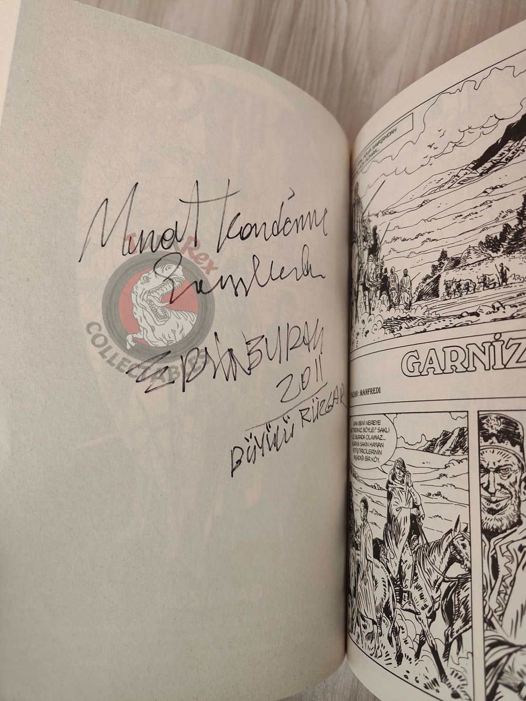 Volto Nascosto Vol #5 Pioggia di sangue Turkish Signed Comic Turkey Bonelli #9 #10