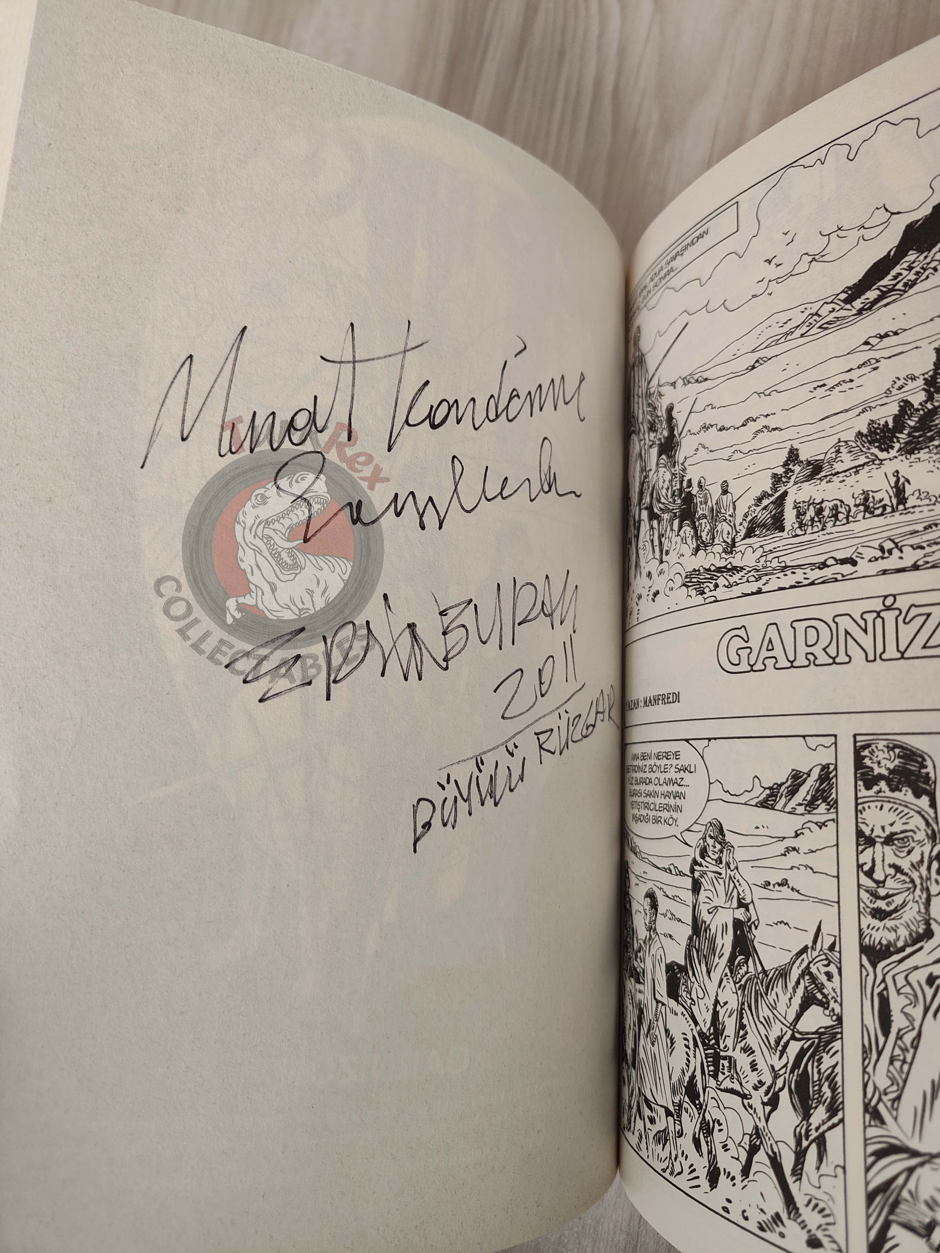 Volto Nascosto Vol #5 Pioggia di sangue Turkish Signed Comic Turkey Bonelli #9 #10