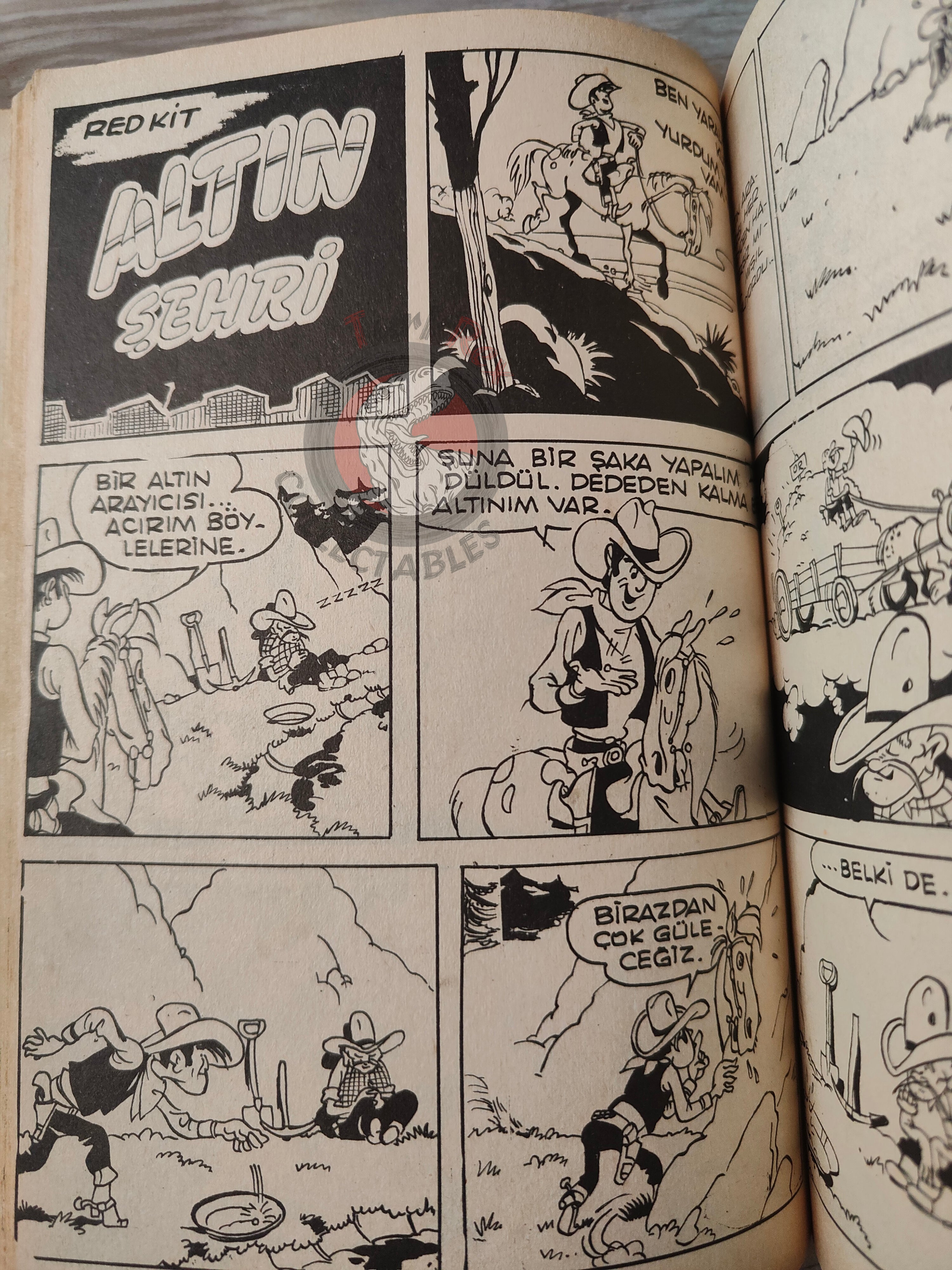 Lucky Luke #12 Rodeo 1969 Turkish Comic Turkey Vieux Nick Gaston Boule et Bil