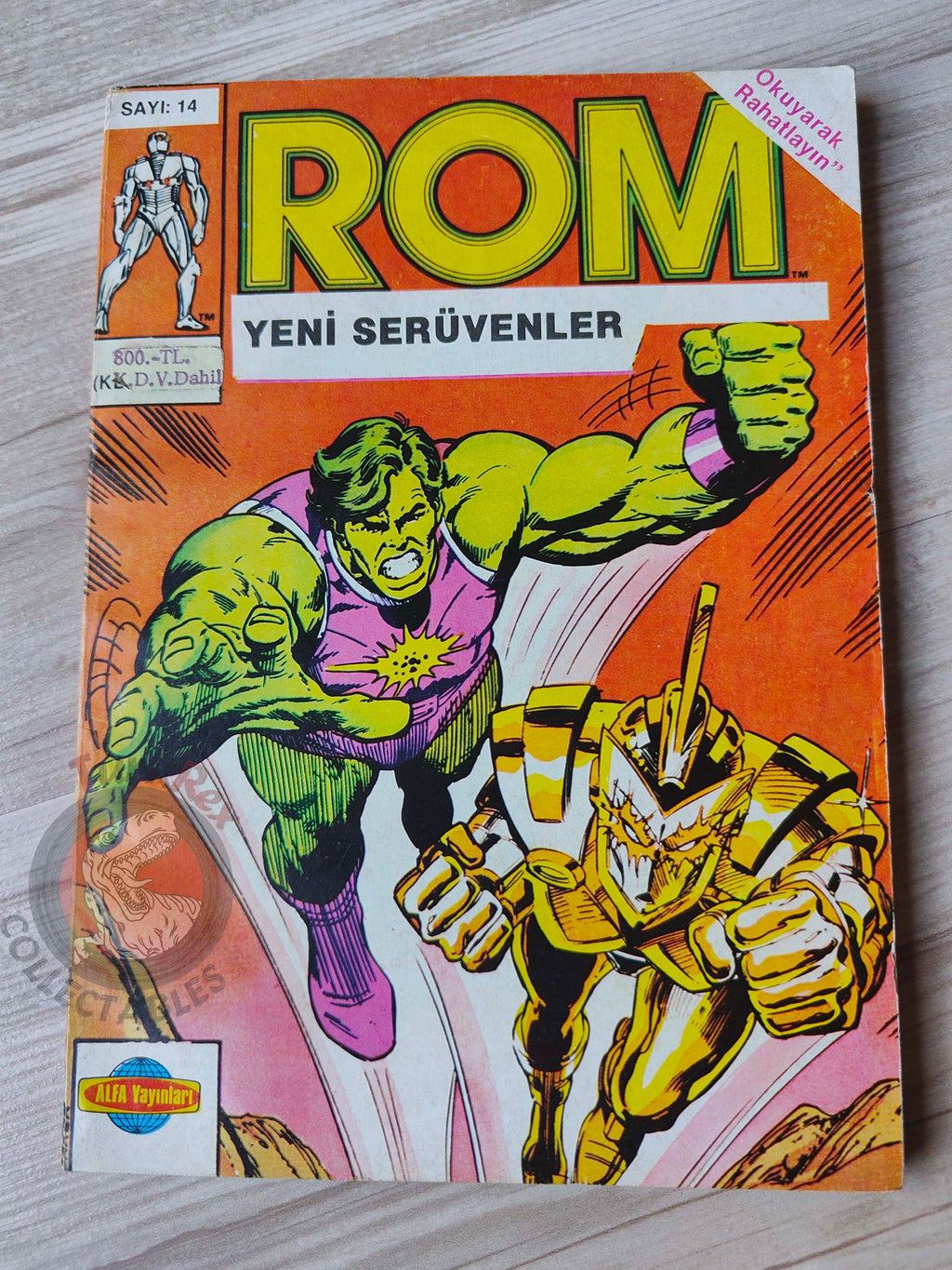 Rom the Space Knight #14 1985 Turkish Comic Turkey #59 #60 #61 #62