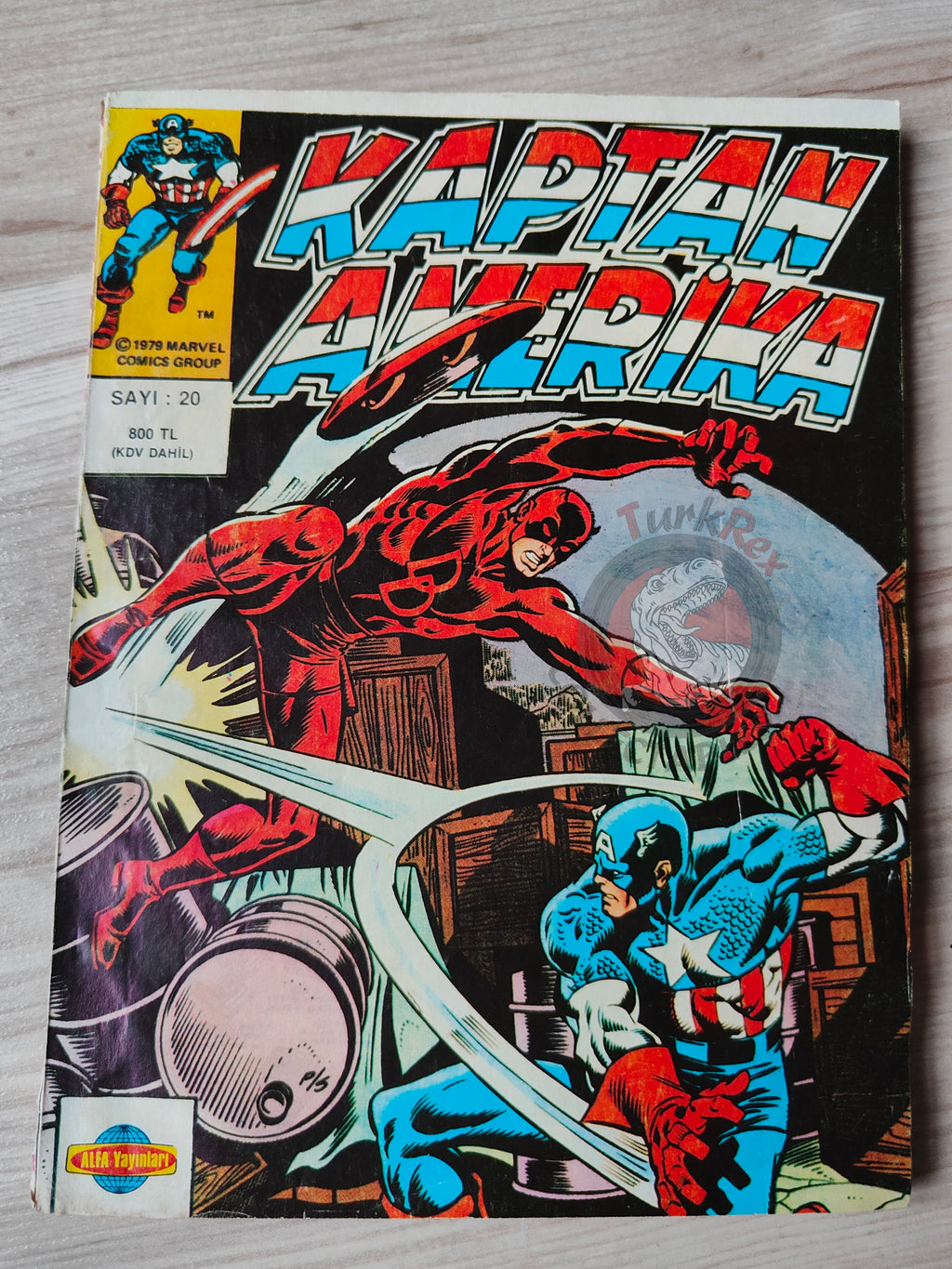 Captain America – Issue #20 1988 Turkish Comic Turkey #231 #232 #233 #234