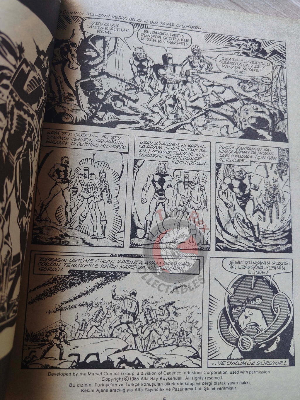 Rom the Space Knight #14 1985 Turkish Comic Turkey #59 #60 #61 #62