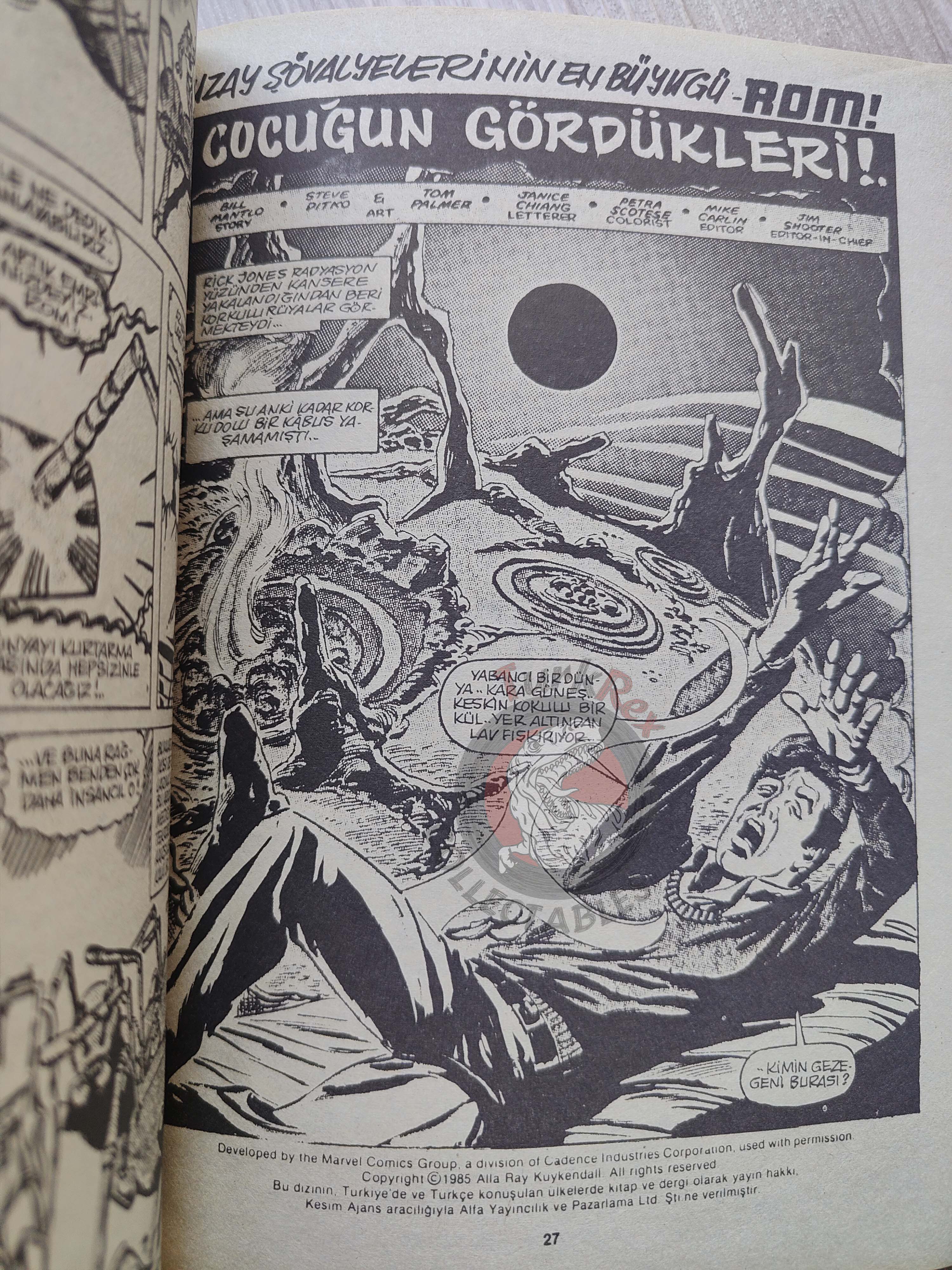 Rom the Space Knight #14 1985 Turkish Comic Turkey #59 #60 #61 #62