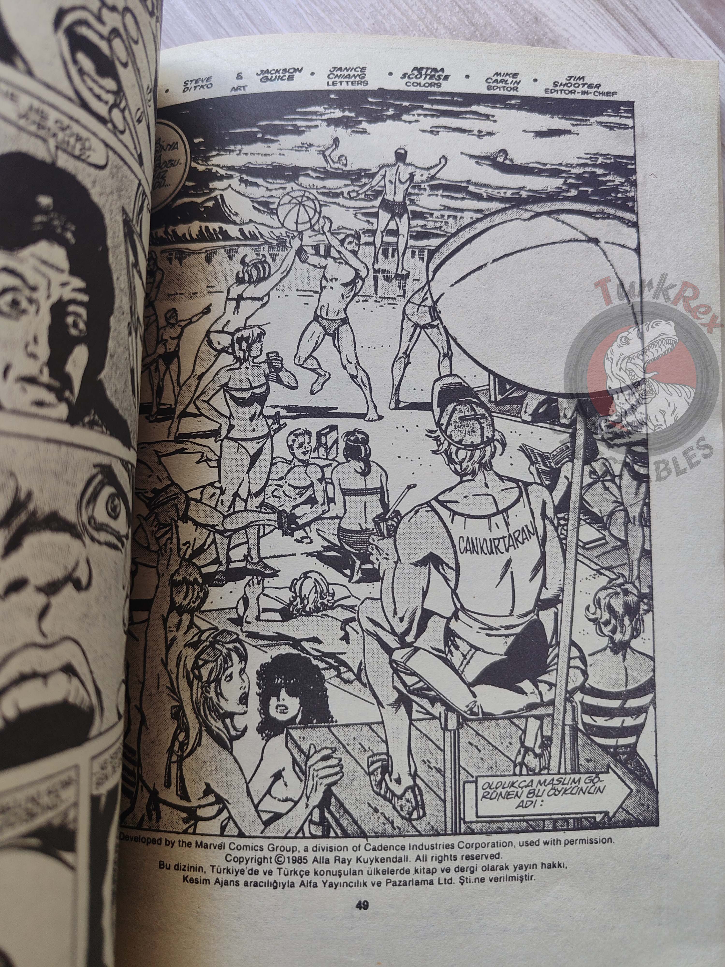 Rom the Space Knight #14 1985 Turkish Comic Turkey #59 #60 #61 #62
