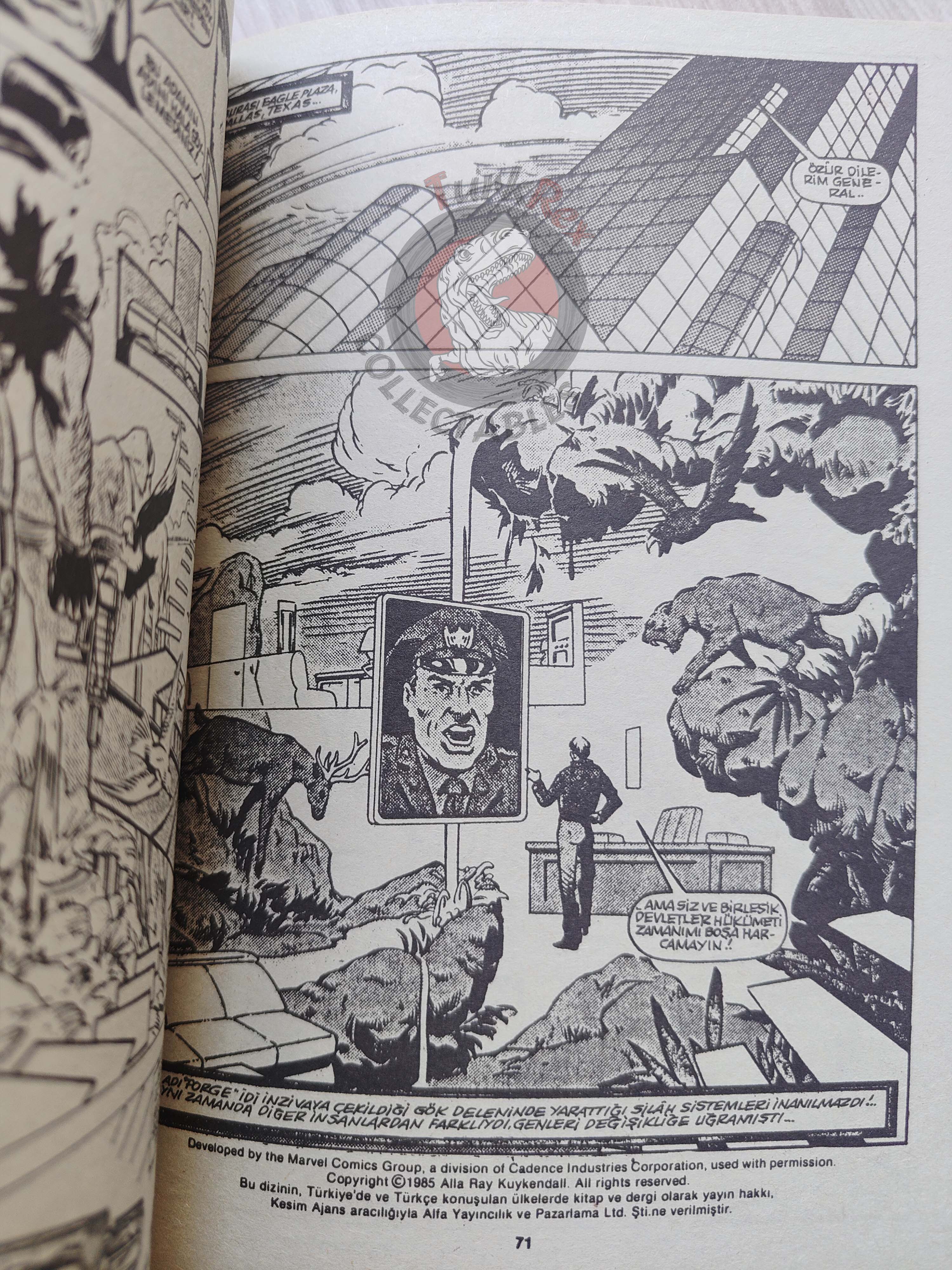 Rom the Space Knight #14 1985 Turkish Comic Turkey #59 #60 #61 #62