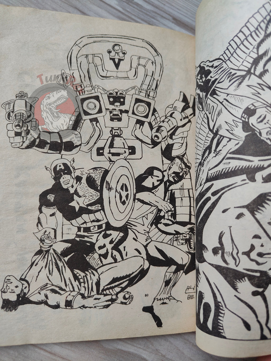 Captain America – Issue #20 1988 Turkish Comic Turkey #231 #232 #233 #234