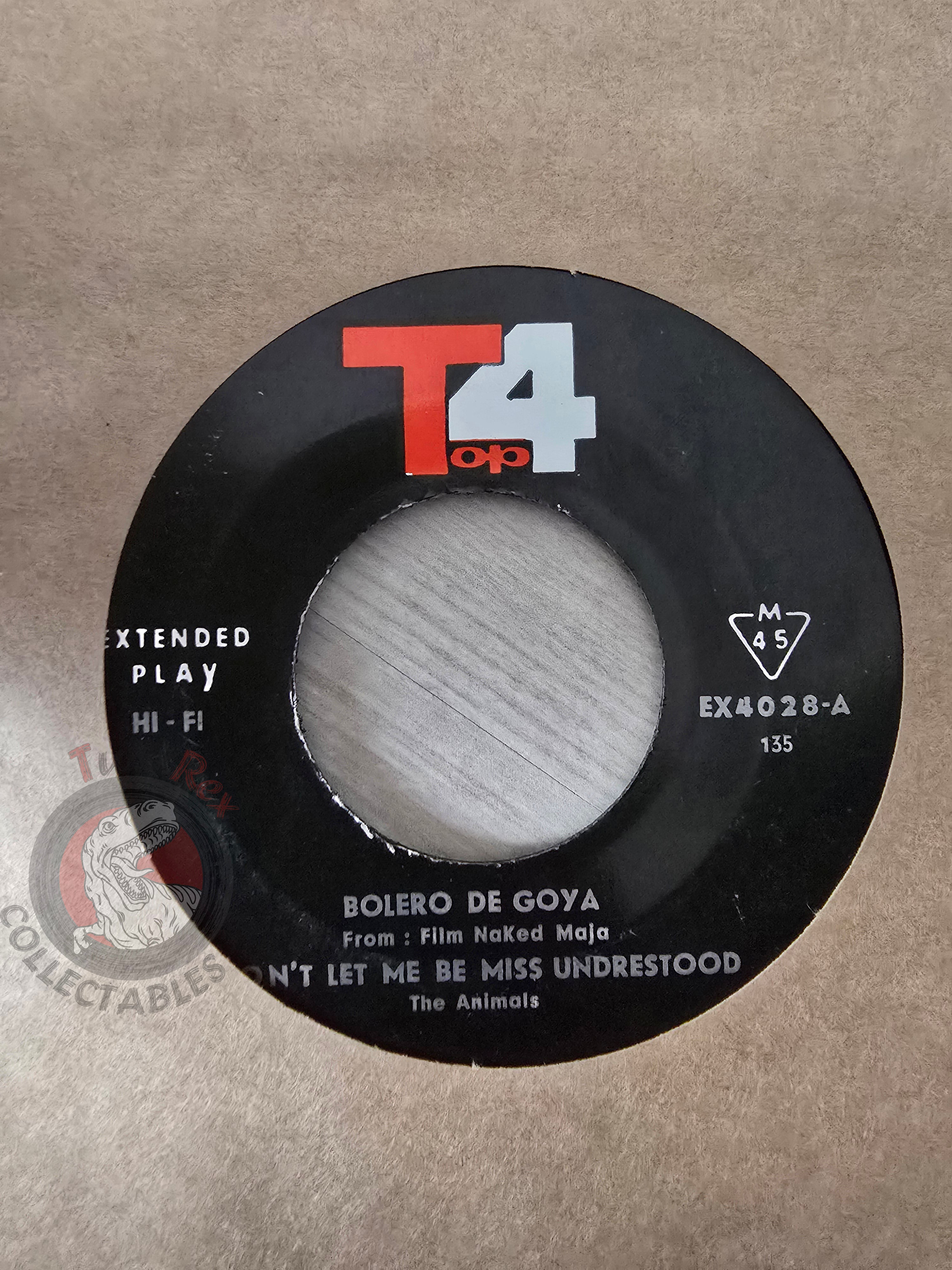 The Animals / The Supremes / Charles Aznavour 7" Iran Pressing Vinyl Iranian Edition
